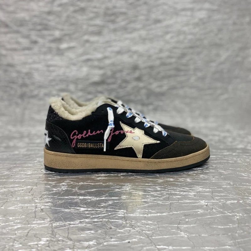 Golden Goose Ballstar Low Cashmere Black