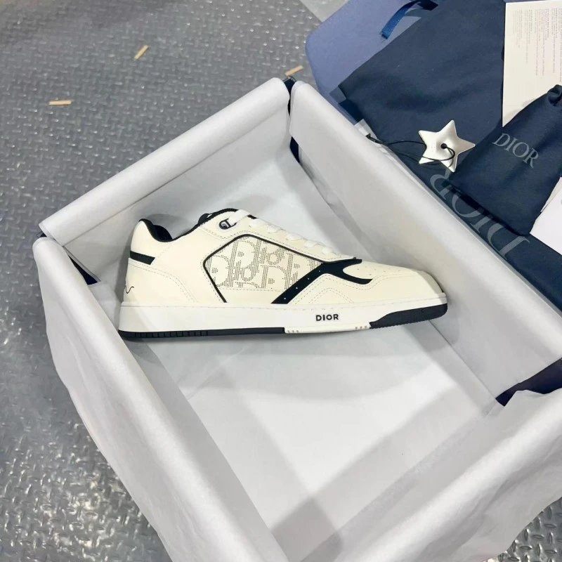 Dior B27 Low White Black Oblique
