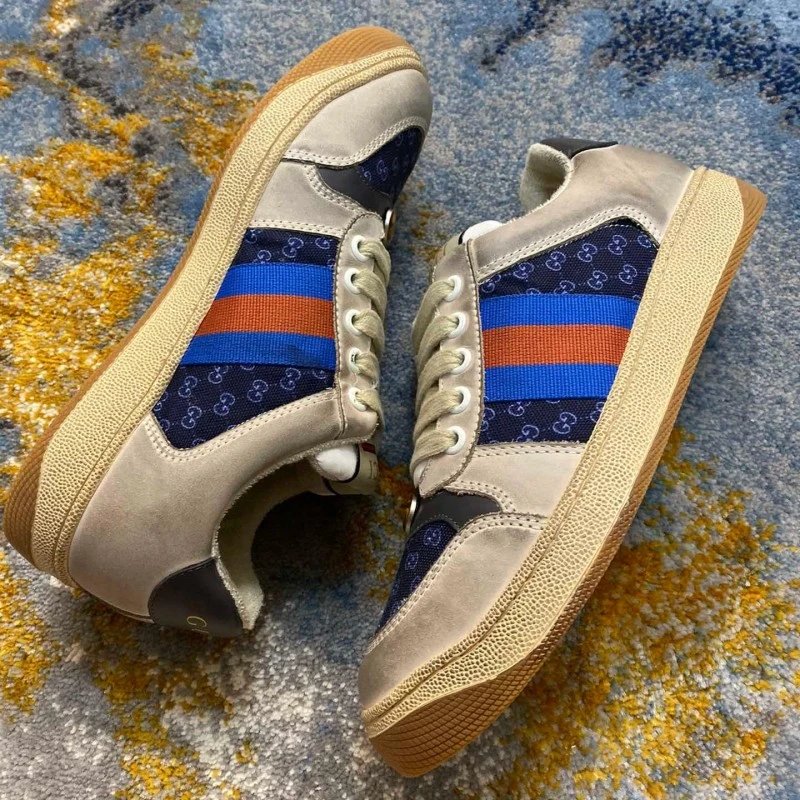 Gucci Screener Low Blue GG Canvas 548950