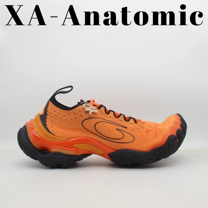 XA-Anatomic Sneakers Mesh with chunky sole — Orange