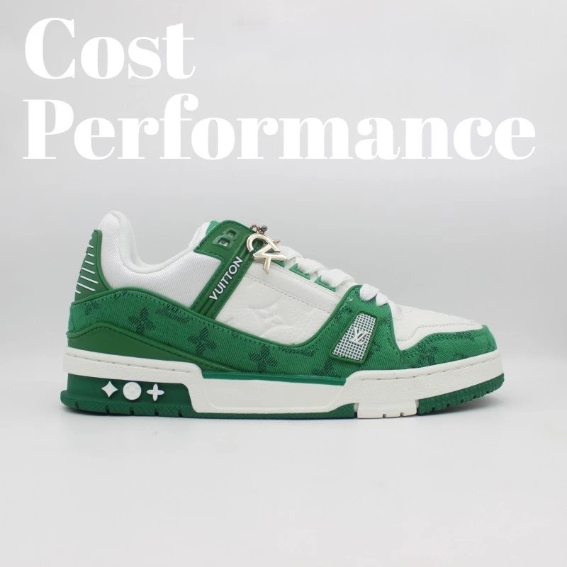Louis Vuitton Sneakers LV Trainer with Monogram canvas panels — 12