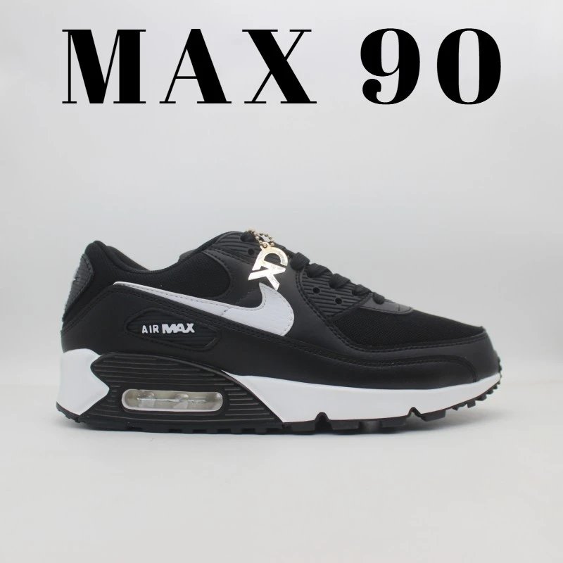 Nike Sneakers Air Max 90 — DH8010-002 black and white mesh