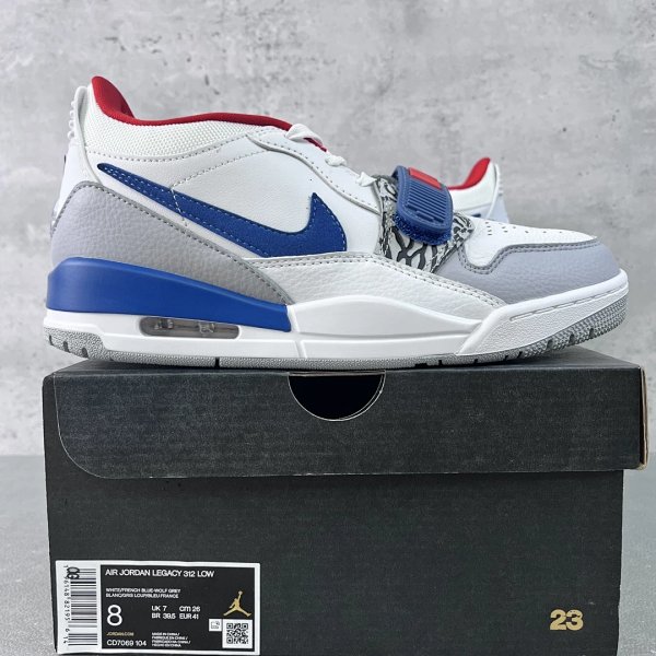 Air Jordan Legacy 312 Low White / French Blue / Wolf Grey Sneakers Basketball Shoes 篮球鞋 product listing in Litbuy spreadsheet finds