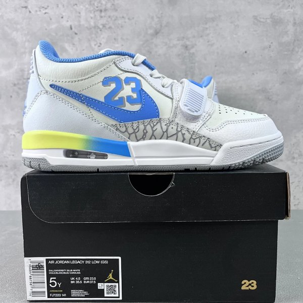 Air Jordan Legacy 312 Low Sail / University Blue-White Sneakers Basketball Shoes 篮球鞋 product listing in Litbuy spreadsheet finds