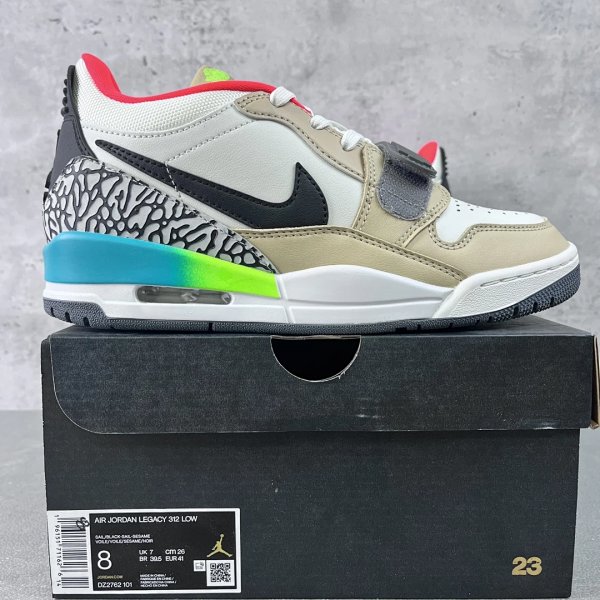 Air Jordan Legacy 312 Low Sail / Black / Sail / Sesame Sneakers 篮球鞋 product listing in Litbuy spreadsheet finds