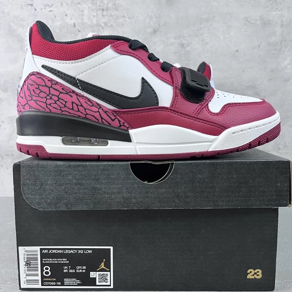 Air Jordan Legacy 312 Low White / Black / Gym Red Sneakers 篮球鞋 product listing in Litbuy spreadsheet finds