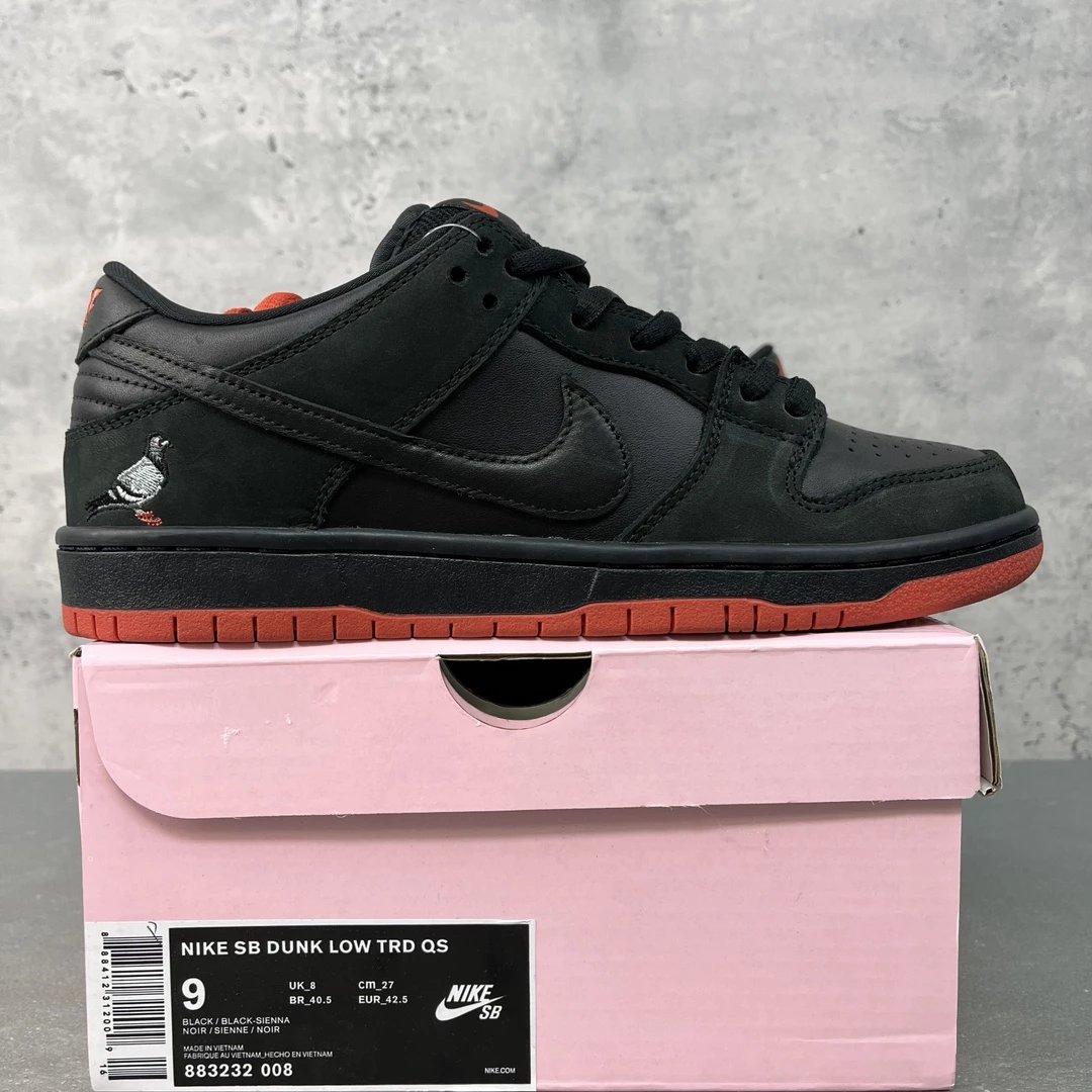 Dunk Parra Shoes — Black Pigeon Joint 883232-008 colorway — USFans Spreadsheet photo