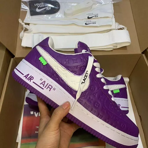 Louis Vuitton x Air Force 1 Piel Real