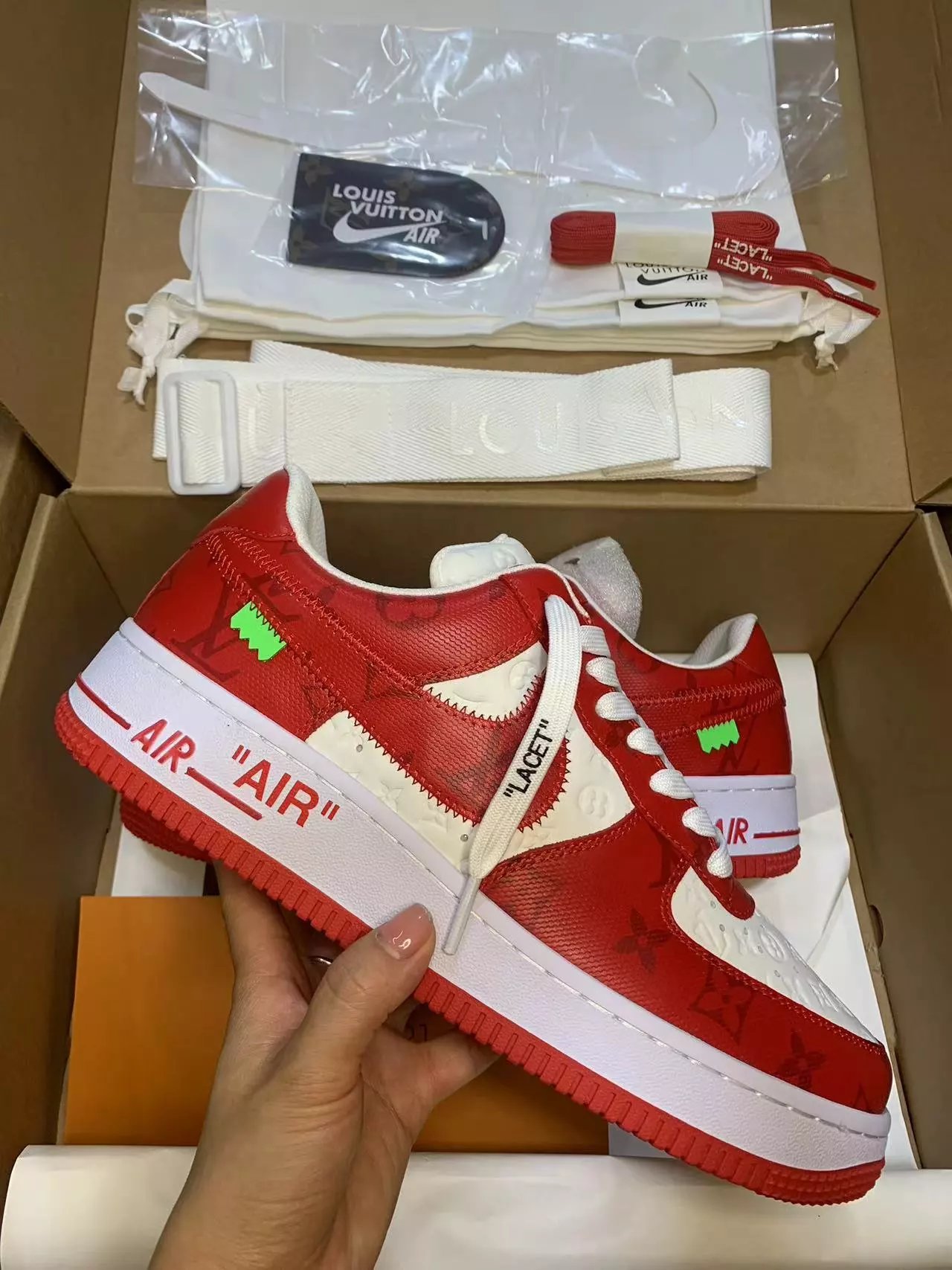 Louis Vuitton X Air Force Real Leather Batch 2