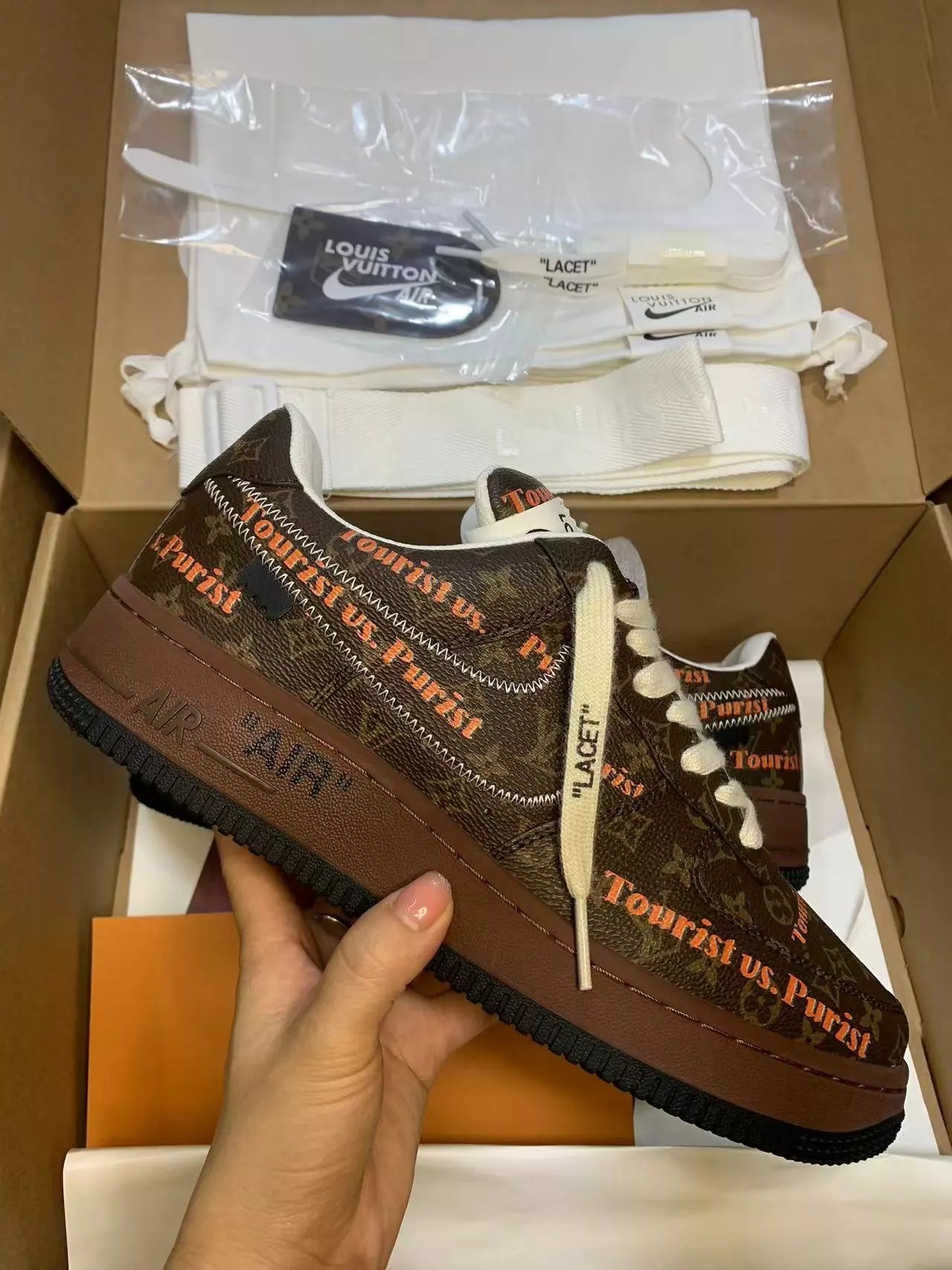Louis Vuitton X Air Force Real Leather Batch 8