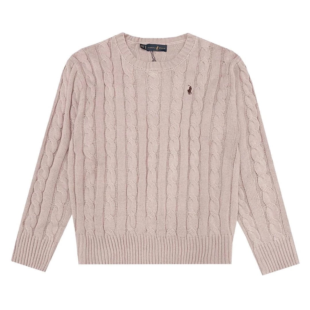 Round neck - khaki color