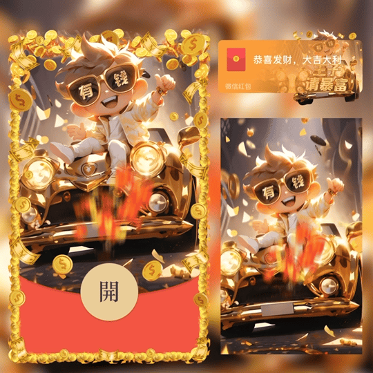 【红包封面】王子请暴富
