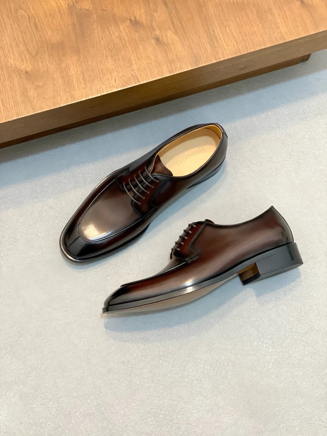 Zaizaijia 2025 New Product First layer Cowhide Low cut Men's Formal Business Leather Shoes F