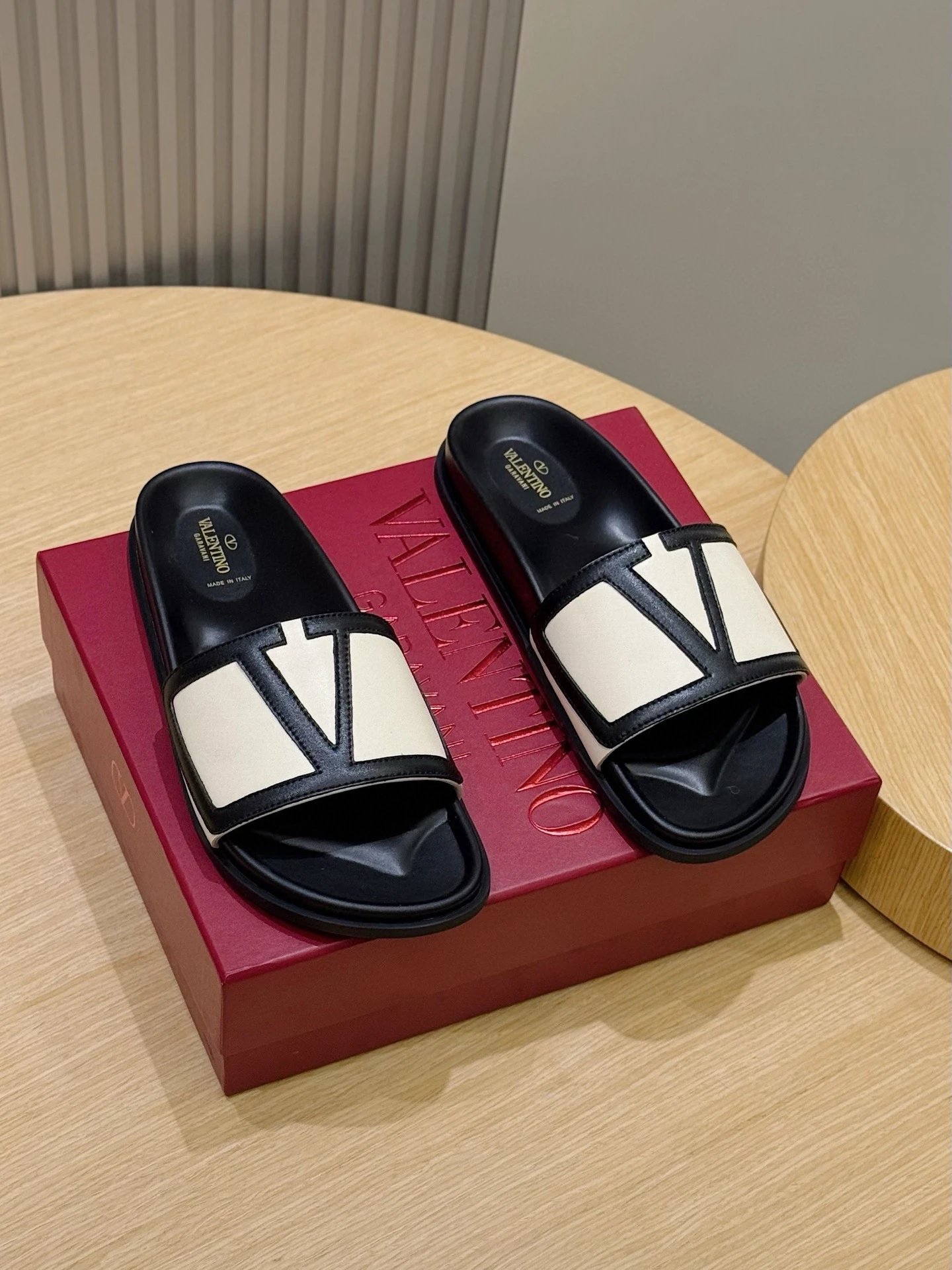 仔仔家 2025新品头层牛皮男士休闲夏季皮拖鞋V