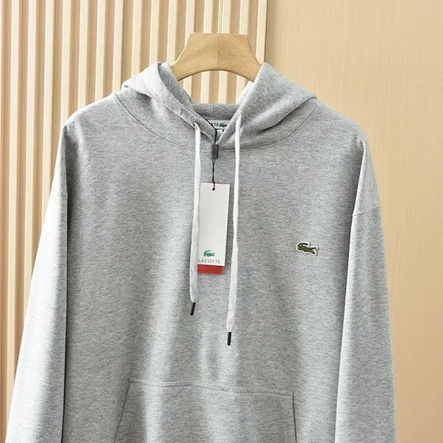 Lacoste Hoodies & Sweatshirts Crocodile Logo Pullover Hoodie product detail image 12