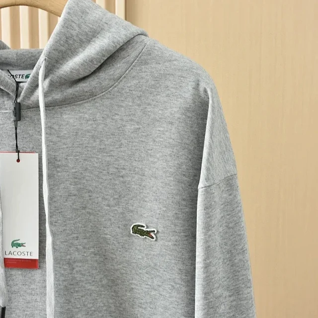 Lacoste Hoodies & Sweatshirts Crocodile Logo Pullover Hoodie product detail image 14