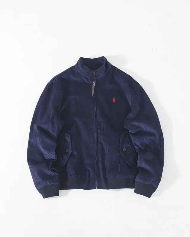 Polo Ralph Lauren Jackets Corduroy full-zip stand-collar jacket with flap pockets product detail image 4