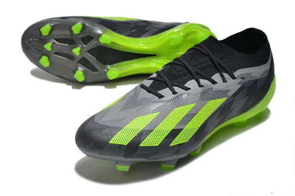 Adidas X Ghosted.1 FG Lime Green / Black Football Cleats Running Shoes - 1