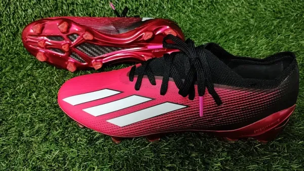 Adidas X Ghosted.1 Pink Red Soccer Cleats Running Shoes - 1