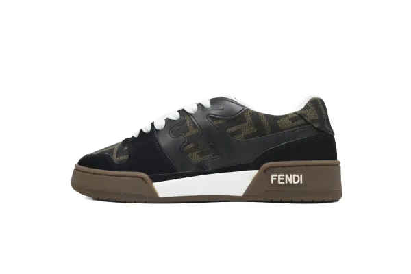 Fendi Fendigraphy Sneakers Black Brown Multicolor Sneakers - 1