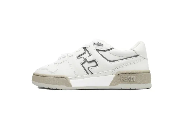 Fendi F-Logo Sneakers White Beige Sneakers - 1