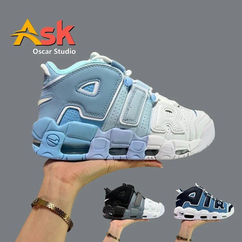 New Arrival More Uptempo Men's and Women's Basketball Shoes Size:36-45