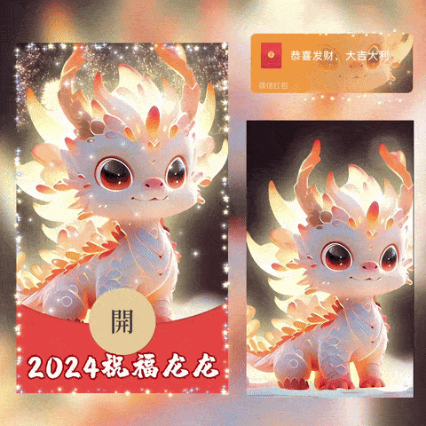 【红包封面】😘2024祝福龙龙/新版动态/YSSJ
