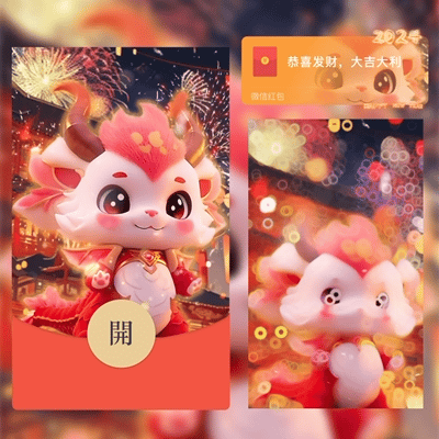 【红包封面】😘😘祝福龙龙/新版动态/ST
