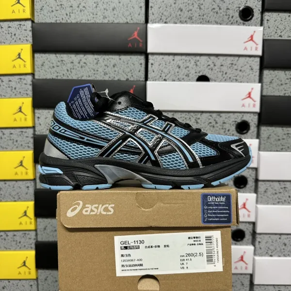 Asics Gel-1130 Black/Blue Running Shoes - 1