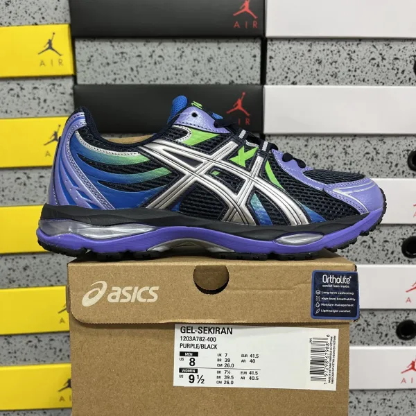 Asics Gel-Sekiran Purple/Black Running Shoes - 1