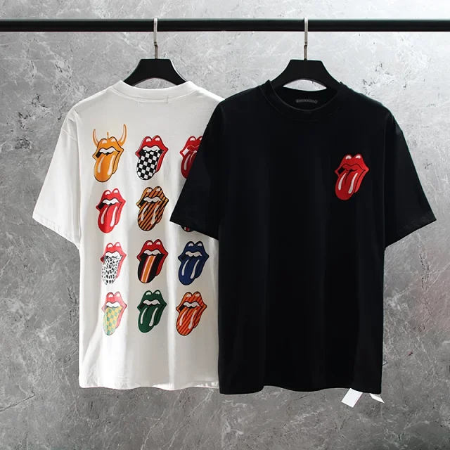 Chrome Hearts T-Shirts Graphic short-sleeve crew-neck product detail image 12