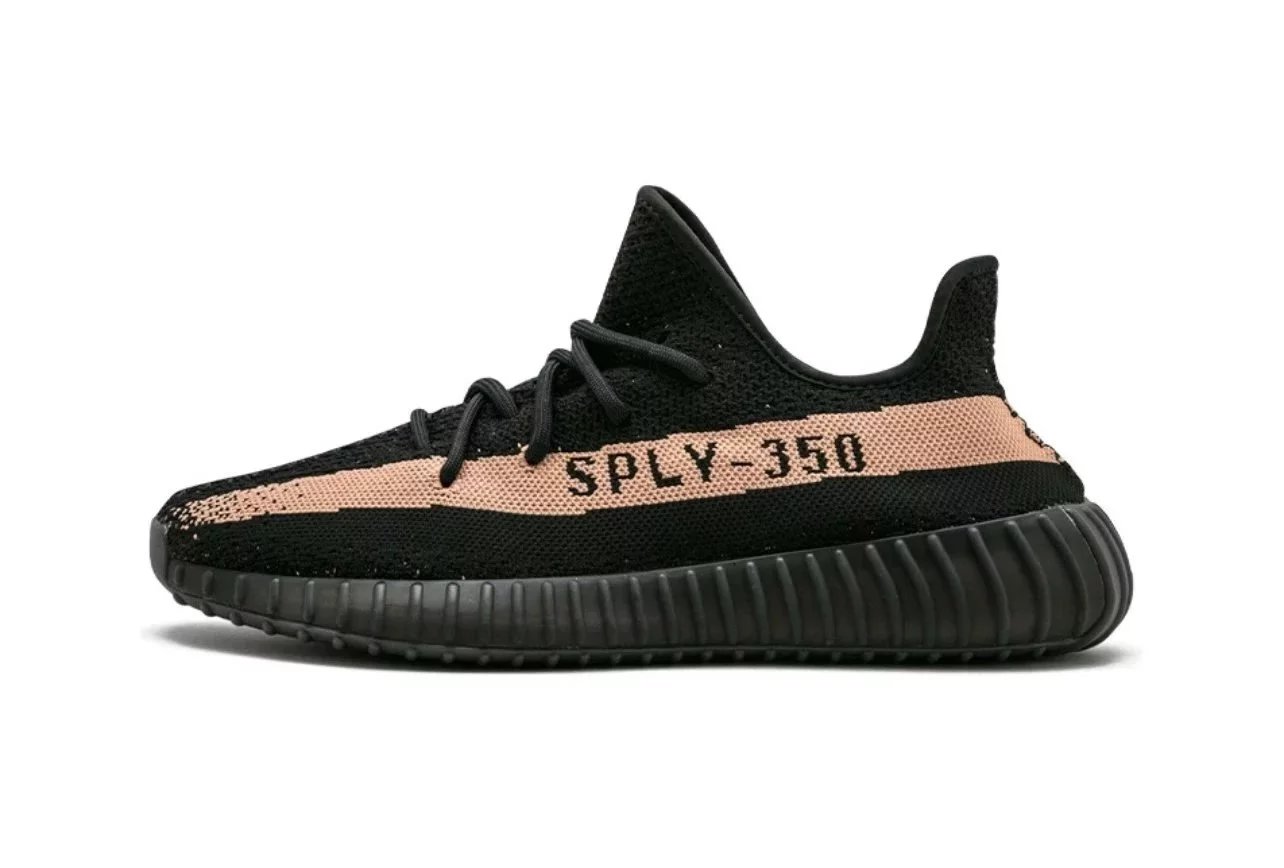Adidas Yeezy Boost 350 V2 Zebra Gray Orange Sneakers - 10