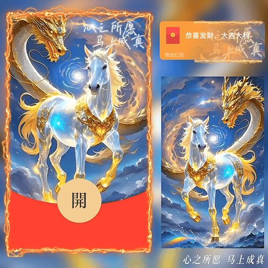 心之所愿 马上成真 /bz红包封面皮肤