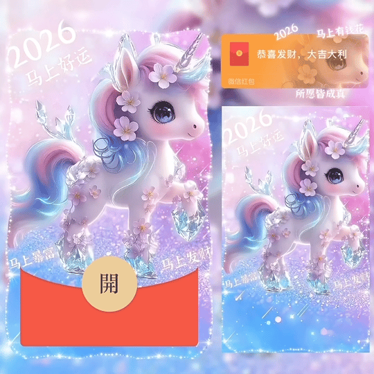 2026 马上好运 马上发财 /新版动态bz红包封面皮肤