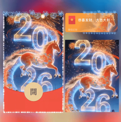 【红包封面】2026天马行空/ds