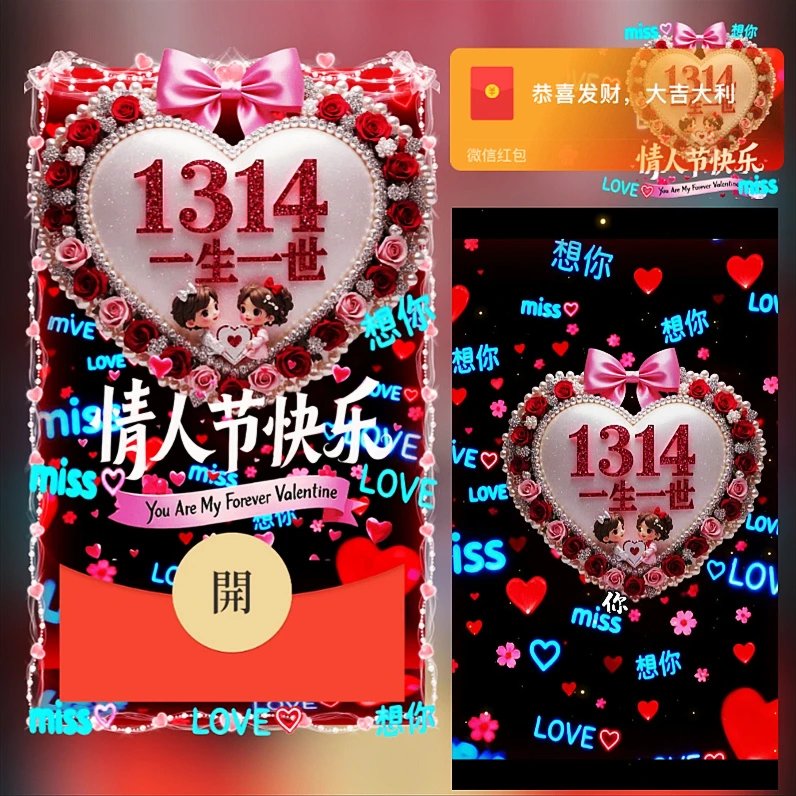 情人节快乐dS红包封面皮肤