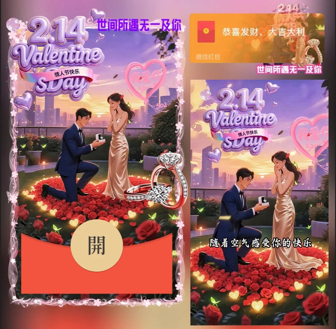 情人节快乐dS红包封面皮肤