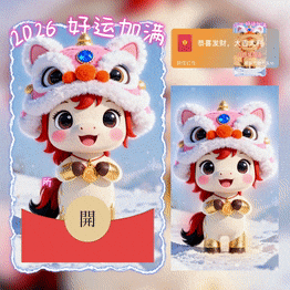 所愿皆成真/2026好运加满/新版动态/yssj红包封面皮肤