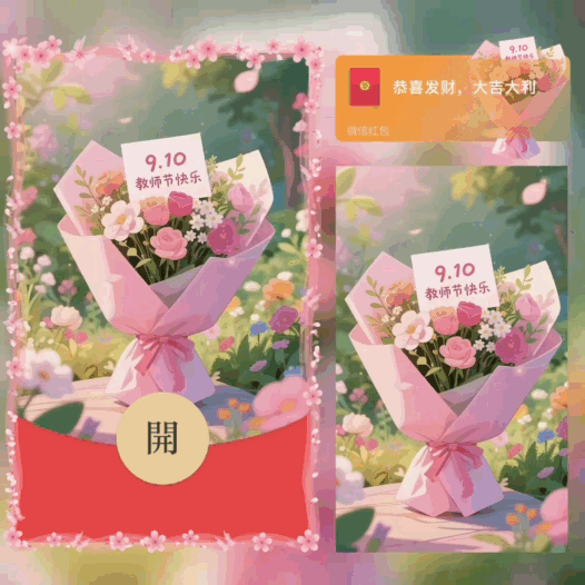 教师节快乐/bao红包封面皮肤