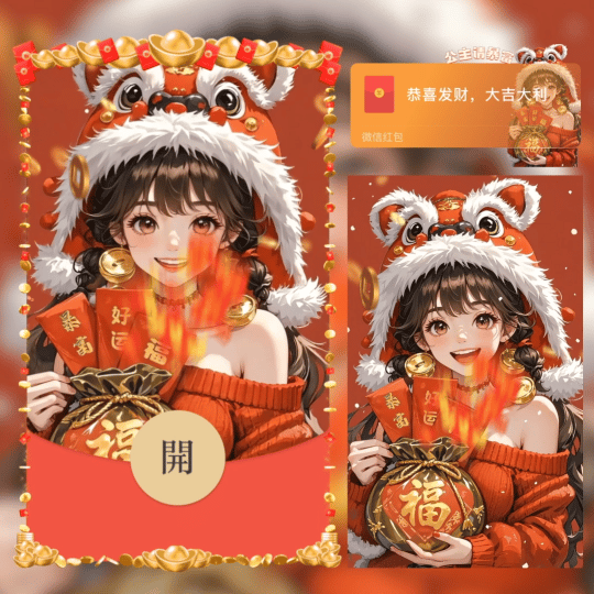 【红包封面】公主请暴富/NN