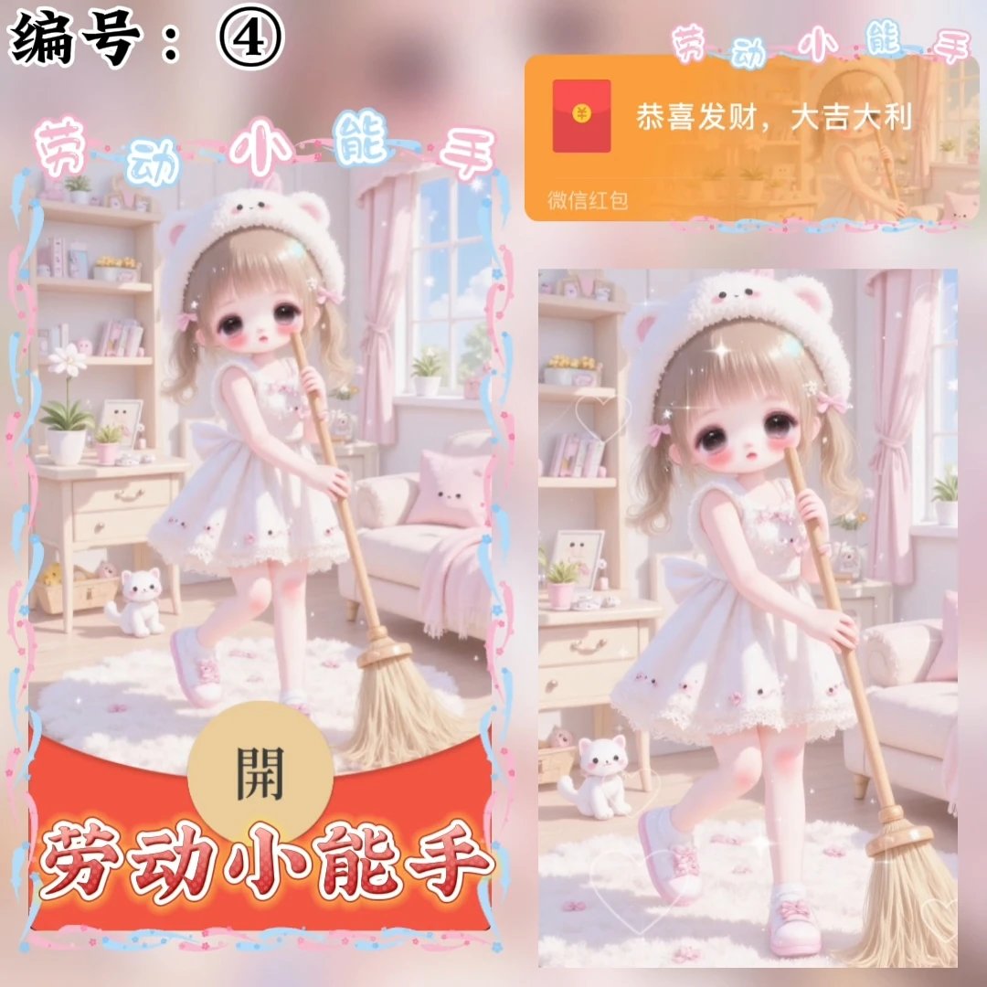 劳动小能手/xye红包封面皮肤