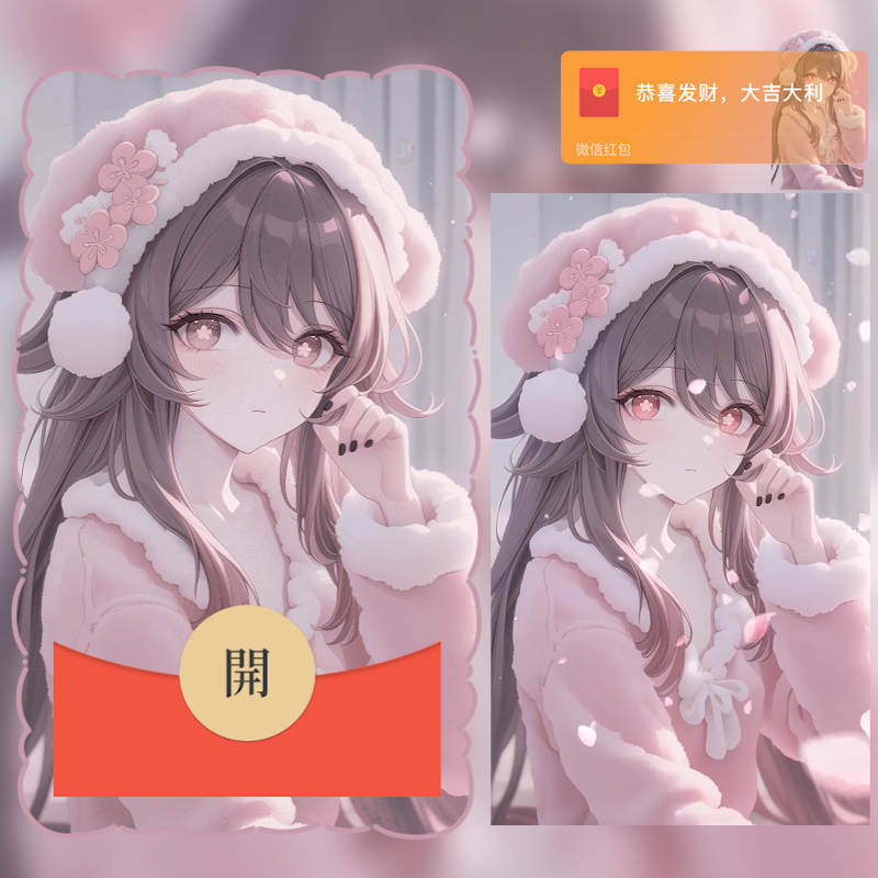 【红包封面】原神/睡衣胡桃/无售后/HS
