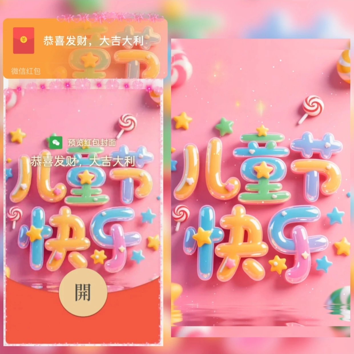 儿童节快乐/sq红包封面皮肤