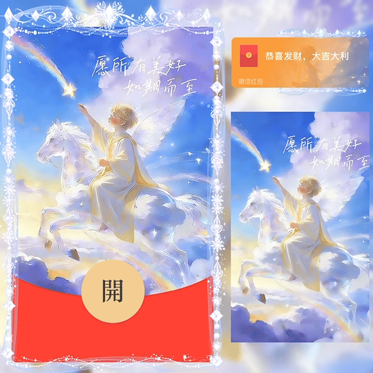 以梦为马 愿所有美好如期而至 男款/bz红包封面皮肤
