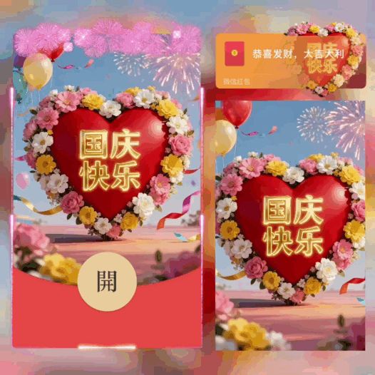 【红包封面】国庆快乐/BAO