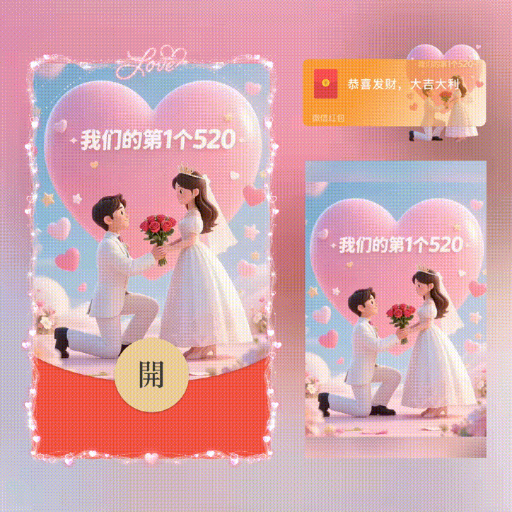 我们的第1个520/新版动态/xn红包封面皮肤