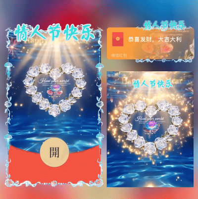 情人节快乐dS红包封面皮肤