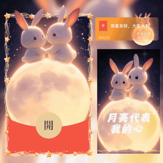 月亮代表我的心/中秋节快乐/nn红包封面皮肤