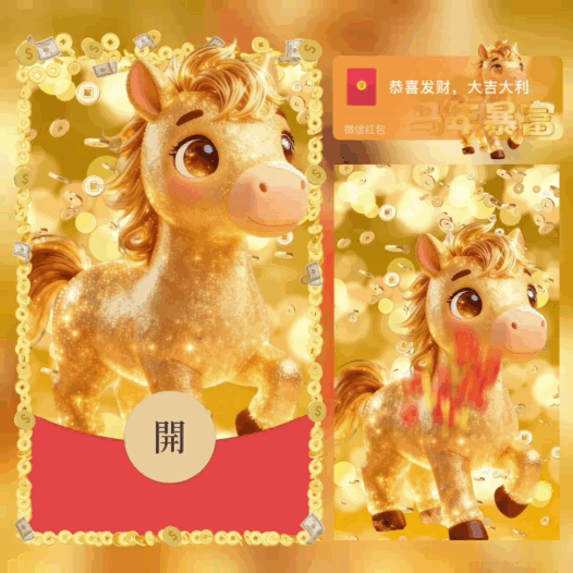 马年暴富/新版动态/bao红包封面皮肤
