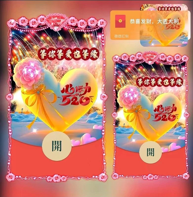 心动520/ds红包封面皮肤